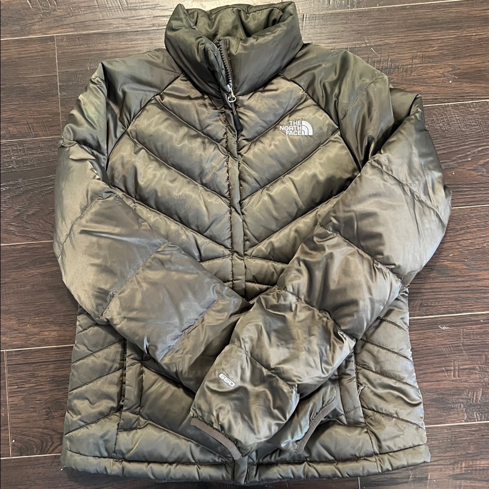 The North Face Quilted Jacket in Dark Green